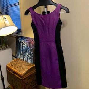 Elements by Vakko Leather  accent dress